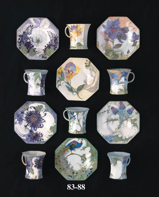 An egg-shell porcelain cup and saucer
