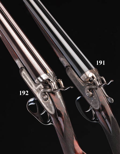 A FINE 12-BORE BAR-IN-WOOD SIDELOCK HAMMER GUN BY J. PURDEY, NO. 12166