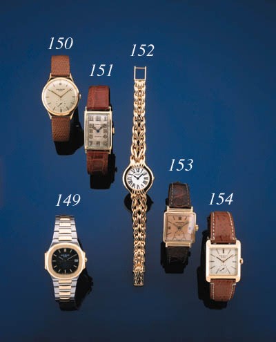 Patek Philippe.  A pink gold wristwatch