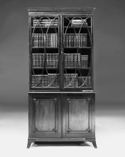 A mahogany bookcase, 19th century
