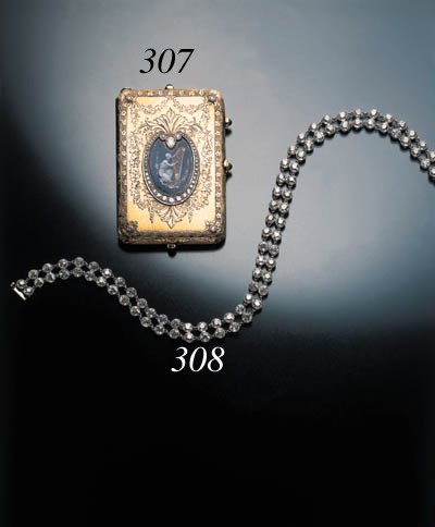BELLE EPOQUE DIAMOND, ENAMEL AND YELLOW GOLD VANITY CASE