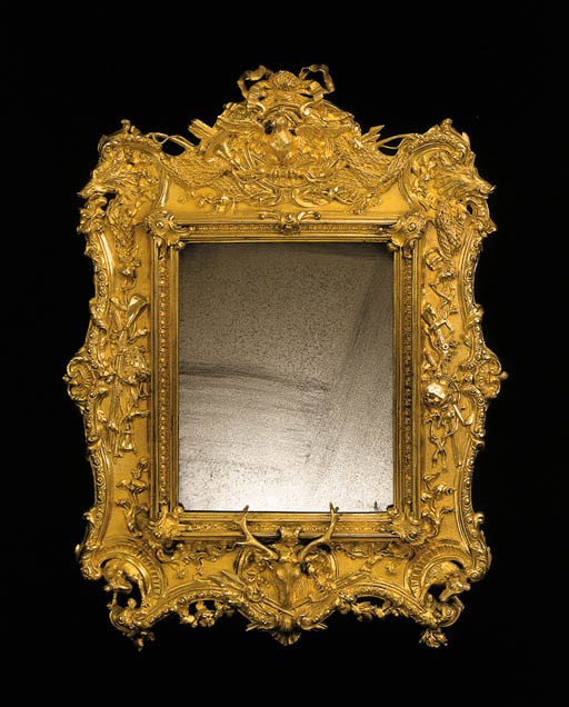 AN EARLY LOUIS XV ORMOLU FRAME
