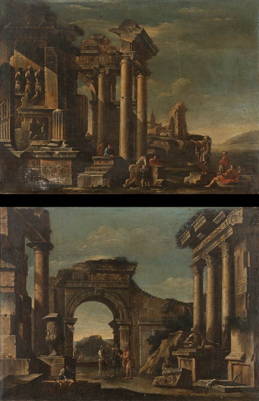 Circle of Giovanni Ghisolfi (1623-1683)