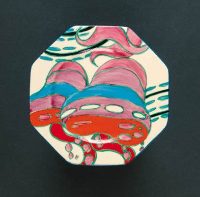 'Latona Mushroom' a side plate
