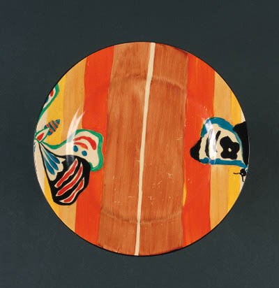 'Butterfly' a  'Fantasque Bizarre' plate