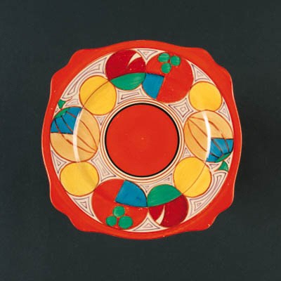 'Melon' a  'Fantasque Bizarre' plate