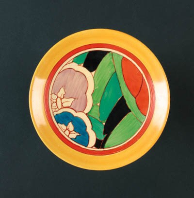 'Orange Gardenia' a  'Fantasque Bizarre' plate