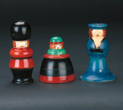 'United Services' a  'Bizarre' cruet set