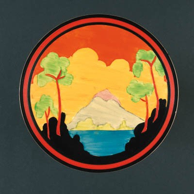'Appliqué Etna' a  'Bizarre' plate