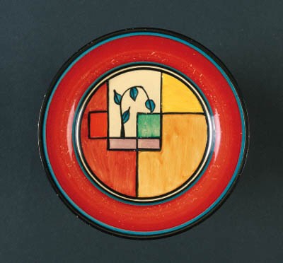 'Branch and Squares' a  'Bizarre' side plate