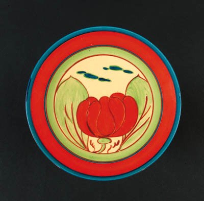 'Orange Lily' a  'Fantasque Bizarre' plate