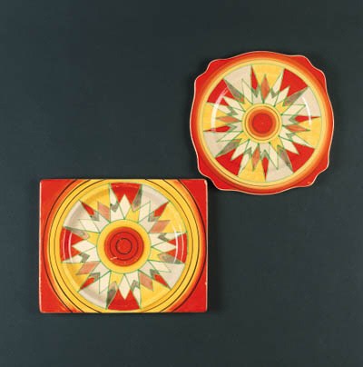 'Sungold' a  'Bizarre' Biarritz plate