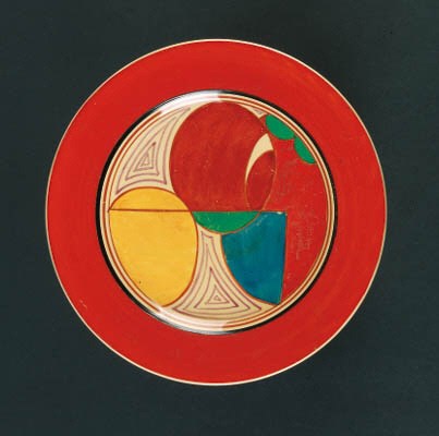 'Red Melon' a 'Fantasque Bizarre' plate
