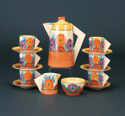 'Gay Day' a  'Bizarre' Tankard coffee set for six