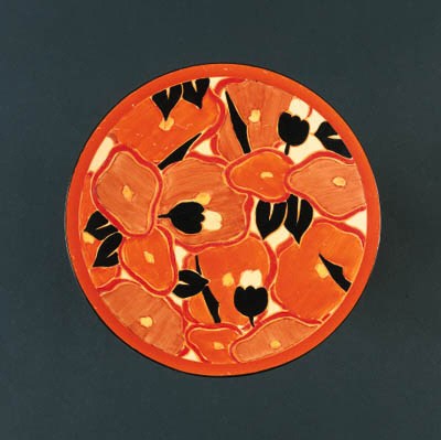 'Orange Chintz' a  'Bizarre' plate