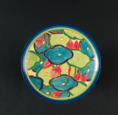 'Blue Chintz' a 'Fantasque Bizarre' plate