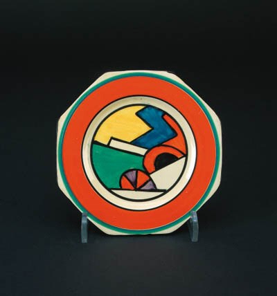 'Blue W' a  'Bizarre' side plate
