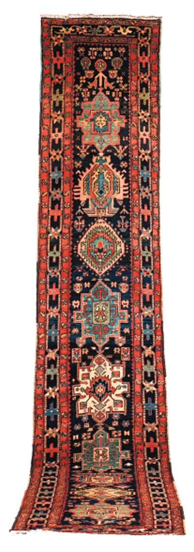 A fine Heriz runner, North-West Persia