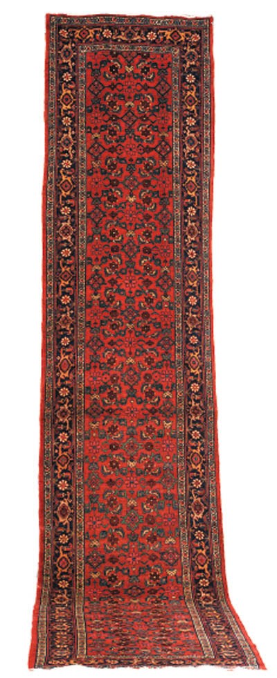 An antique Bijar runner, North-West Persia