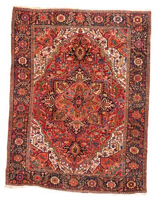 A fine Heriz carpet, North-West Persia