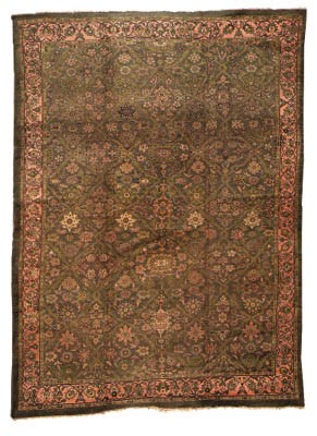 An antique Mahal carpet, West Persia