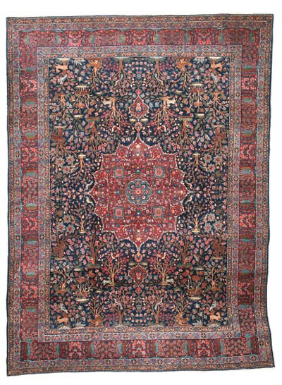 A fine Tabriz carpet, North-West Persia