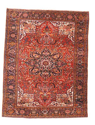 A fine Heriz carpet, North-West Persia