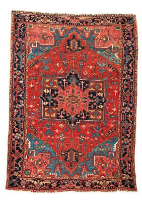 A Heriz carpet, North-West Persia