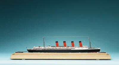 A Waterline Model Of The R.M.S. Lusitania