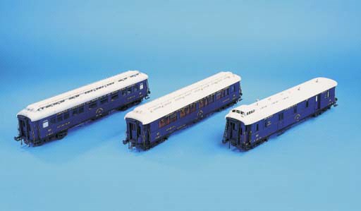 CIWL 4-axle (twin bogie) passenger vehicles 'Orient Express':
