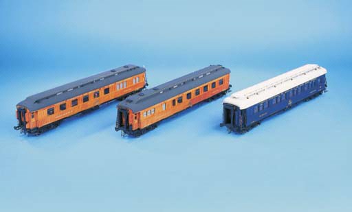 CIWL 4-axle (twin bogie) passenger coaches: