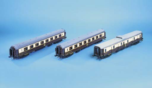 CIWL Pullman 'Golden Arrow' 4-axle (twin bogie) passenger vehicles: