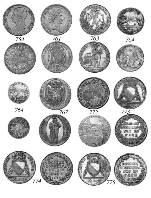 Zurich, Taler of 40-Batzen, 1813, similar (Dav.366; Divo 33; HMZ.1172), light tone, uneven on the reverse, good extremely fine