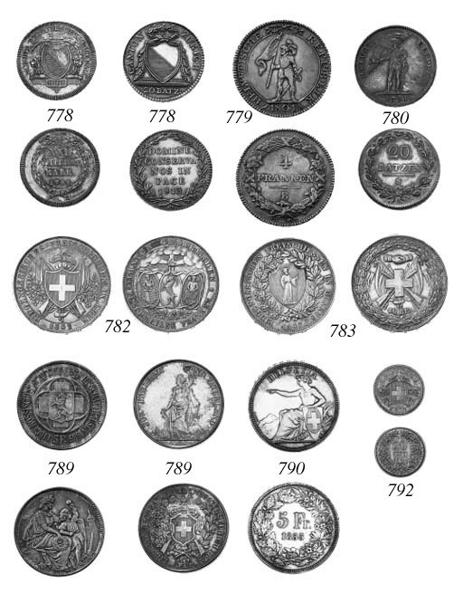 Solothurn, shooting 5-Franken, 1855, as the currency issue of 1850-1886, but with edge inscription (Dav.377; HMZ.1241), cleaned, very fine, scarce