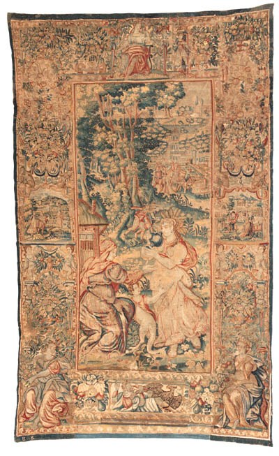 A BRUSSELS BIBLICAL TAPESTRY