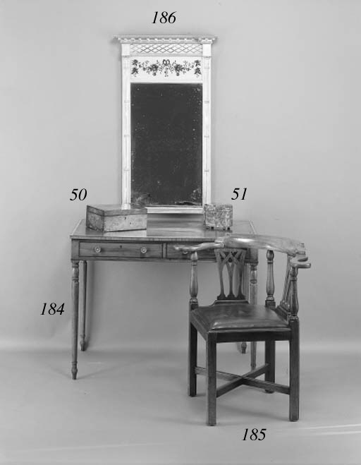 A REGENCY MAHOGANY WRITING TABLE