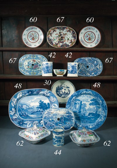 Thirty English ironstone plates