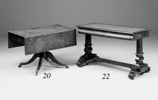 A Regency mahogany Pembroke table