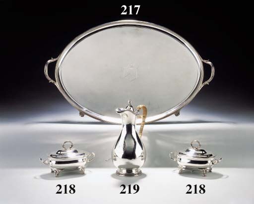 A GEORGE III SILVER COFFEE JUG
