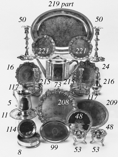 A George III waiter,