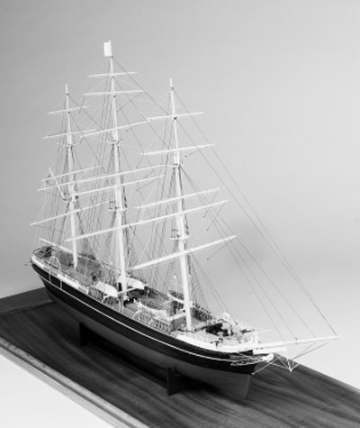 A well detailed and presented 1:48 scale model of the clipper Torrens