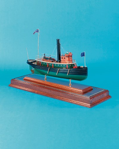 A well presented scale model of the early 20th Century harbour tug Hercules