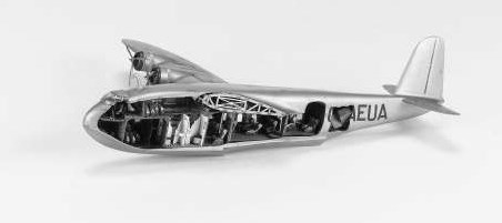 A FROG Penguin plastic factory-built sectioned 43PM Empire Flying Boat De Luxe Model