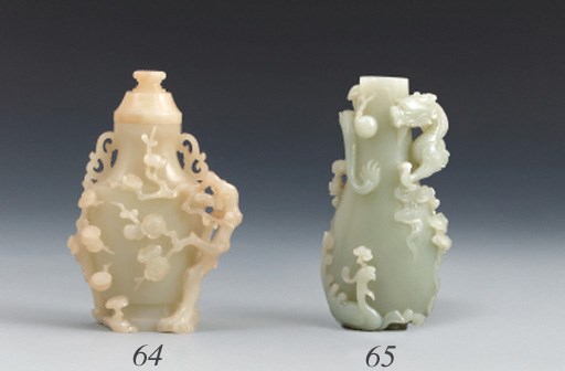 A WHITE JADE BALUSTER VASE AND COVER
