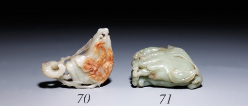 A WHITE JADE FINGER CITRUS