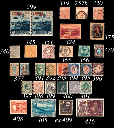 unused  1950 General Franco's Canary Island Visit, Air 10c. on 25p., mint; also variety without control figures (gum thin), mint. S.G. 1151, a, £4000. Edfil 1090. Photo
