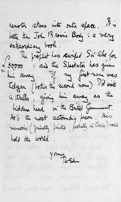 LAWRENCE, Thomas Edward (1888-1935). Autograph letter signed ('T.E. Shaw') to Mrs Lionel Curtis, Miranshah, 11 December 1928, on a bifolium, 3 pages, 8vo.