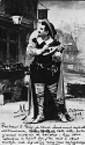 RENAUD, Maurice (1861-1933). Bella fotografia del celebre baritono francese, grande protagonista nel repertorio wagneriano e nel Grand-Opéra, al recto di cartolina postale con sei righe di messaggio, data (Paris Octobre 1903) e firma autografe.