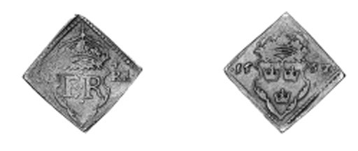 8-Öre klipping, 1562, 11.65g., similar, but with value 8 0 - RE and two crosses above (Ant.578; SM.59), a little weak in places, some surface porosity, otherise good fine
