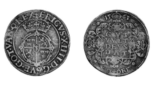 2-Marks (2), 1563, 21.72g., 19.70g., similar (Ant.528; SM.17), both with surface marks, first almost very fine, last fair to fine 	 (2)